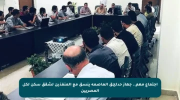 اجتماع مهم.. جهاز حدائق العاصمة ينسق مع المنفذين لشقق سكن لكل المصريين